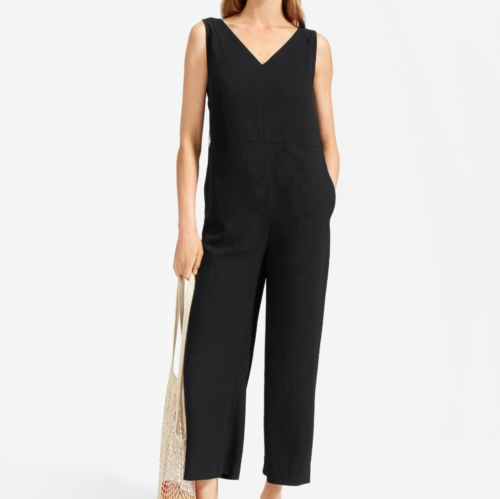 Everlane The Japanese Goweave Essential Jumpsuit 4